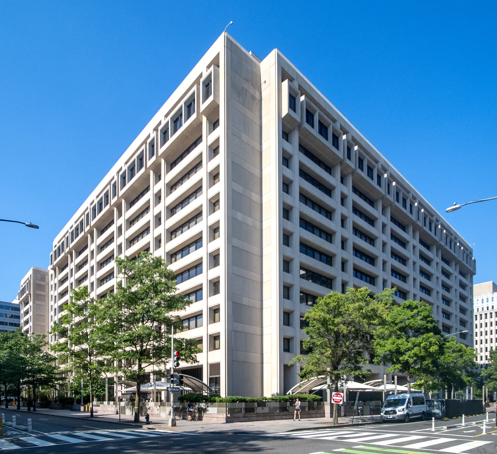 Modern institutional building architecture